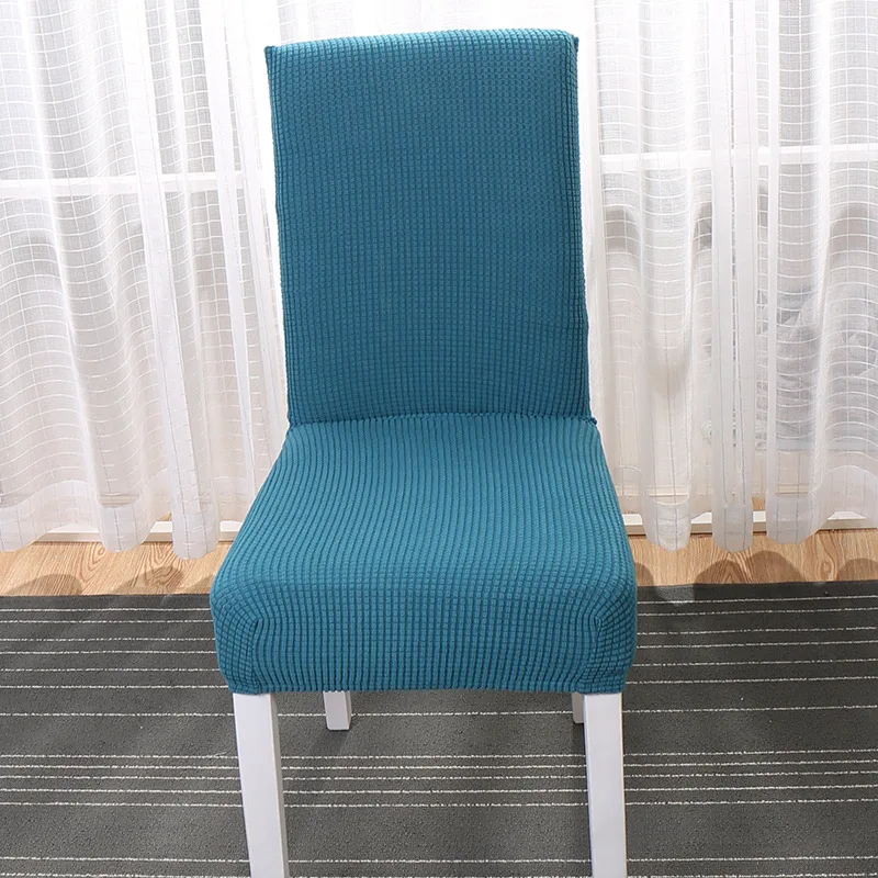 

YRYIE Solid Color Washable Linen Kitchen Chair Back Covers Spandex Stretch Chair Seat Slipcover China For Dining Chair