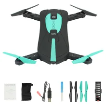JY018 ELFIE WiFi FPV Квадрокоптер мини складной Дрон RC Дрон с 0.3MP/2MP камерой HD FPV RC вертолеты