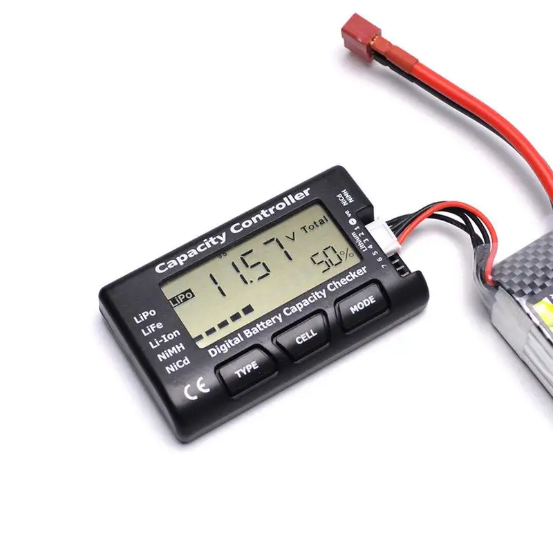 CellMeter с 7 цифровыми батареями проверка емкости батареи для LiPo LiFe Li Ion Nicd NiMH