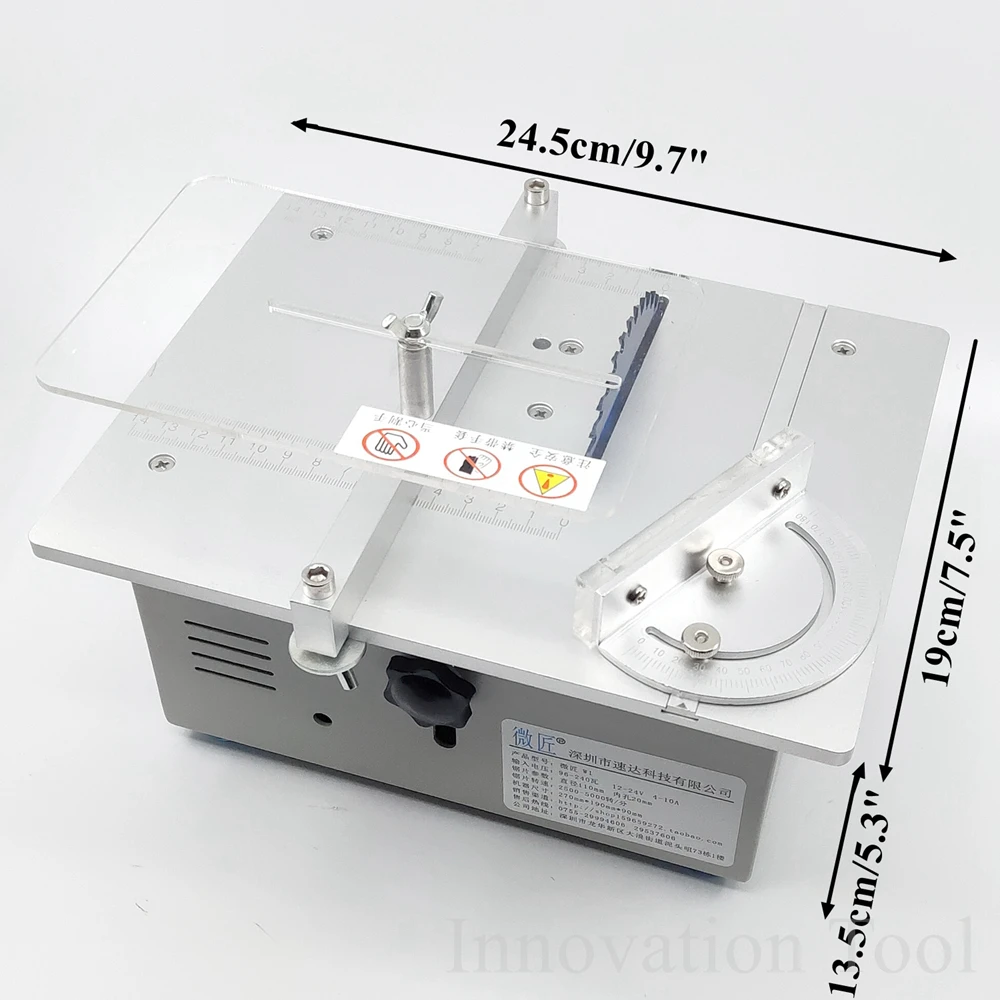 Многофункциональная Настольная мини-пила, деревообрабатывающая скамейка, DIY хобби, модель, режущий инструмент, B10, сверлильный патрон, регулируемая скорость, двойной двигатель