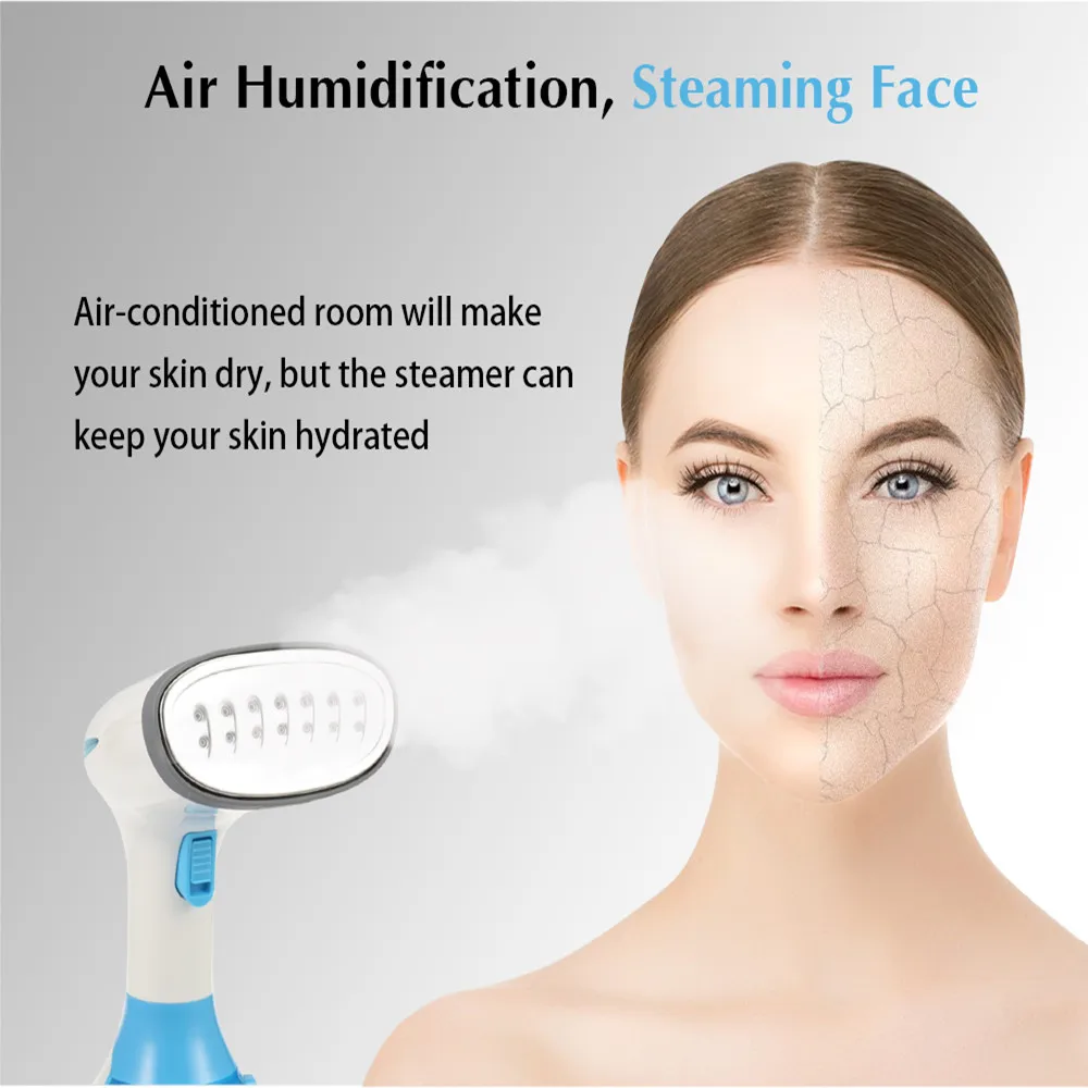 280ml Handheld Face Fabric Steamer 15 Seconds Fast Heat 1500W Powerful