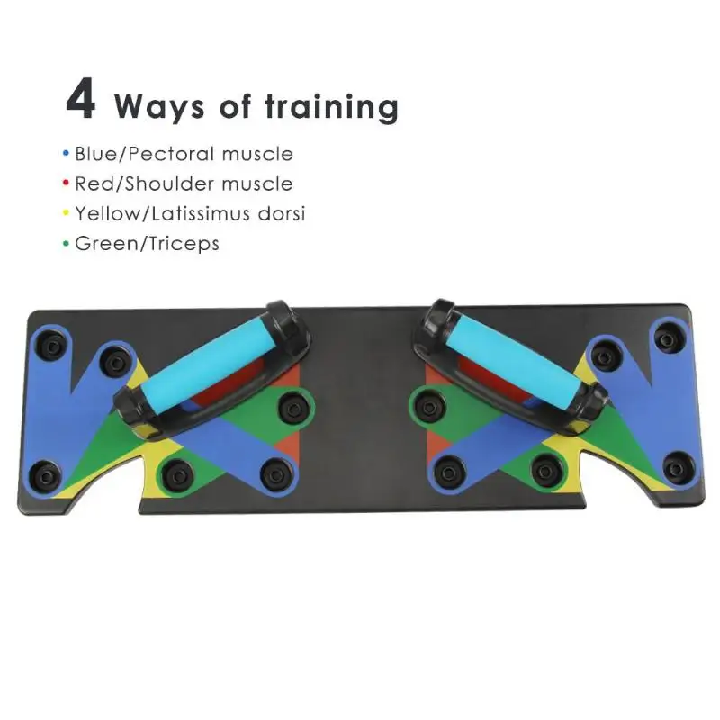 

9 in 1 Push Up Fitness Exercise Rack Board Body Building Tools Men Women Push-up Stands For GYM Body Training Drop Ship