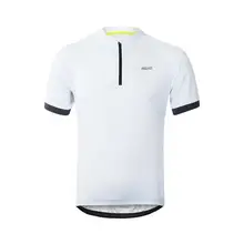 Для мужчин с короткими рукавами дышащий быстросохнущая впитывает влагу свободные Светоотражающие Велоспорт Джерси футболка Велоспорт, бег, фитнес