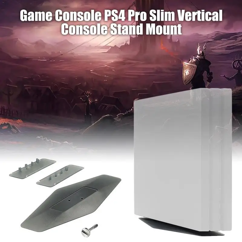 

Game Console for PS4 Pro Slim Vertical Console Stand Mount Holder For PlayStation 4 PS4 Slim / Pro with screw clamp