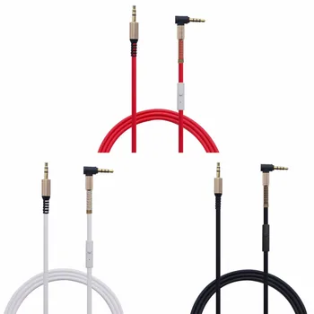 

500PCS 3.5MM Aux Audio Cable Hands-free Telephone Aux Cord Male To Male 90Degree Right Angle Adapter Wire for Car TV DVD MP3