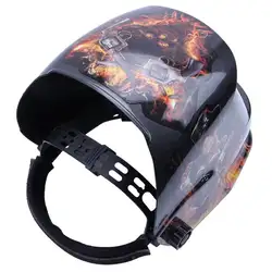 Сварочная маска капот солнечной автоматический сварочный шлем (солнечной энергии для перезарядки) Защита лица (красота)