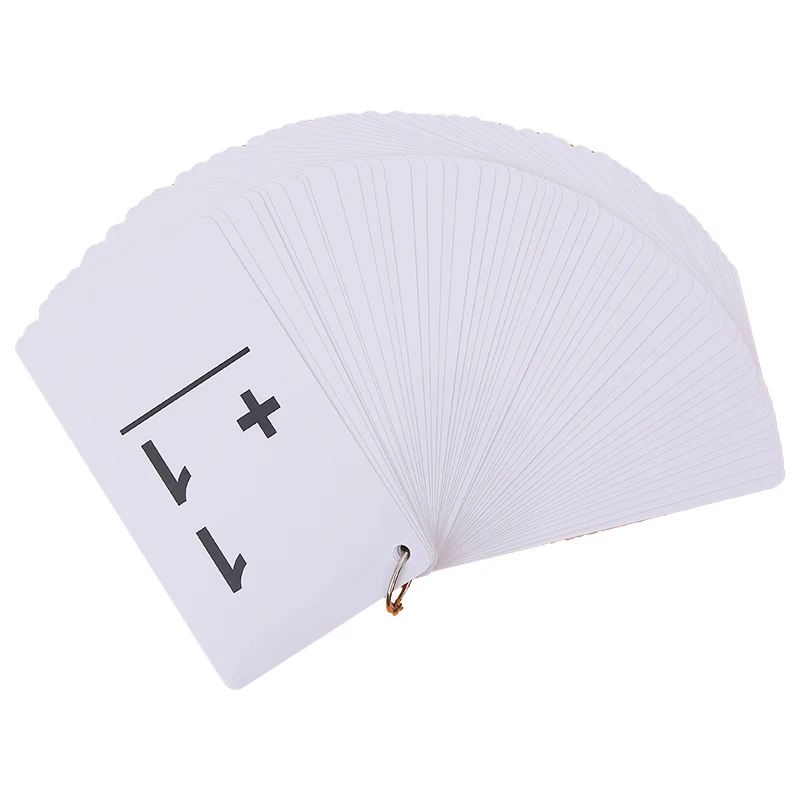  Chlidren Flash Cards Math Educational Cards Playing Card Addition Subtration Studying Card Multipli - 32951071627