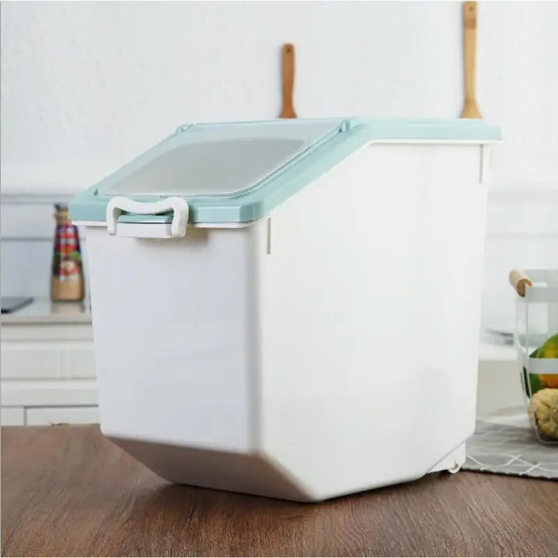 

Sealed Moisture Storage Box Kitchen Grain Rice Container Storing Rice Cereals Nuts Snacks Vegetable Kitchen Food Fast Shipping