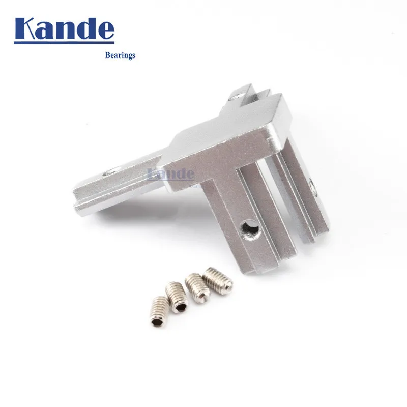 

KANDE 2020 Type 3-dimensional Bracket 2020 Concealed 3-way Corner Connector Eu Standard 20/30/40 Series Aluminum Profile Parts