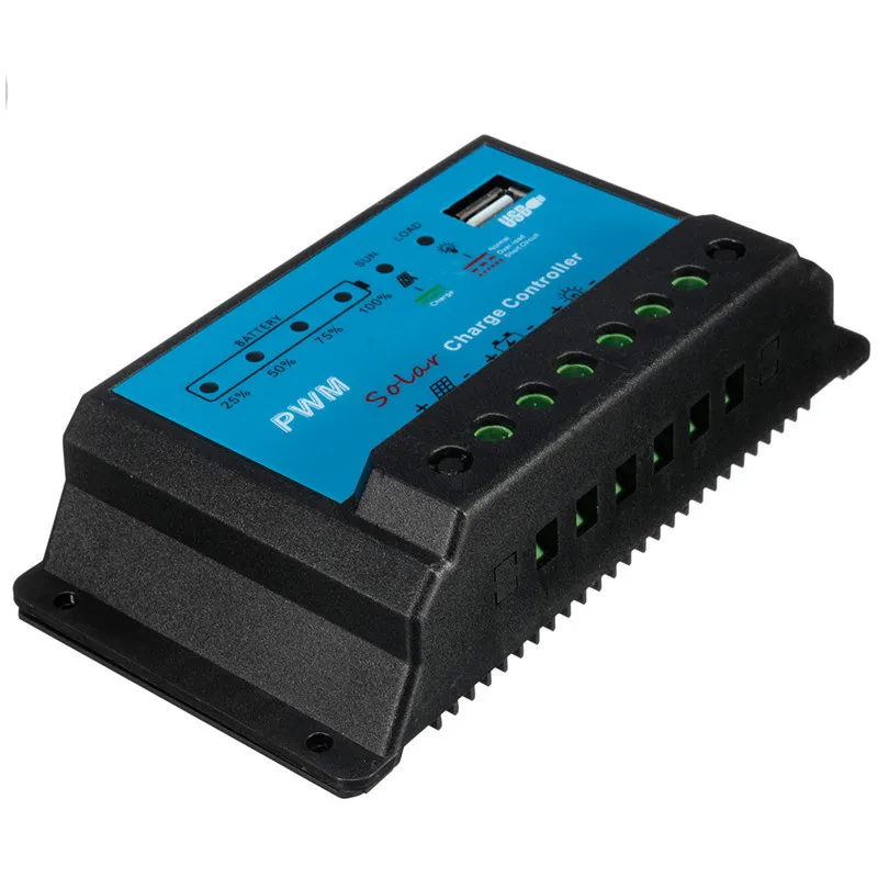 

Durable 10A 12V Intelligent PWM Solar Panel Charge Controller Auto Battery Regulator