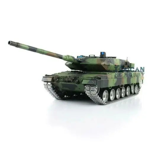 

Henglong 1/16 6.0 version infrared combat Customized Leopard2A6 RC Tank 3889 Metal Tracks Barrel Recoil TH12752