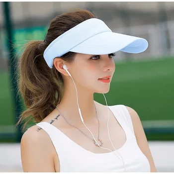 

2019Hot Selling New Tennis Caps Stylish Women Men Unisex Beach Sports Sun Visor Hat Golf Caps Summer Travel Sun Hat Outdoor On