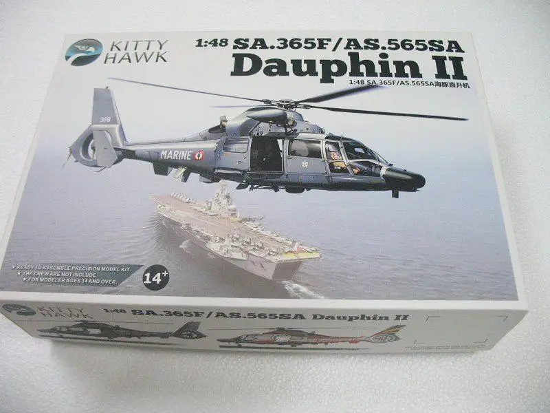 Hello Hawk 80108 1/48 SA.365F Dauphin II модель в сборе|Наборы для сборки моделей| |