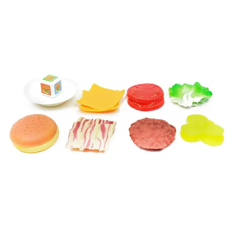 Drop Shipping Simulation Food Hamburger Kitchen Toy Pretend Play