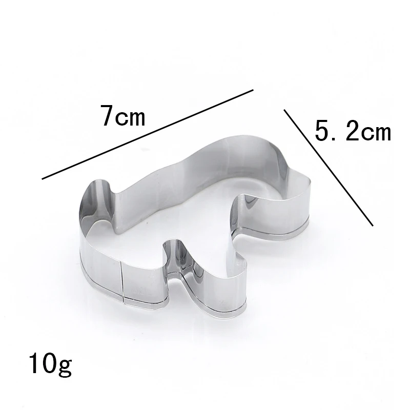 

Stainless Steel Biscuit Cookie Pastry Fondant Cutter Dog Bone Paw Mold Mould