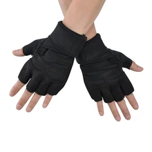 Перчатки для занятий тяжелой атлетикой защита запястья Тренажерный зал тренировочные перчатки без пальцев для занятий тяжелой атлетикой мужские и женские фитнес с половиной пальца перчатки D30