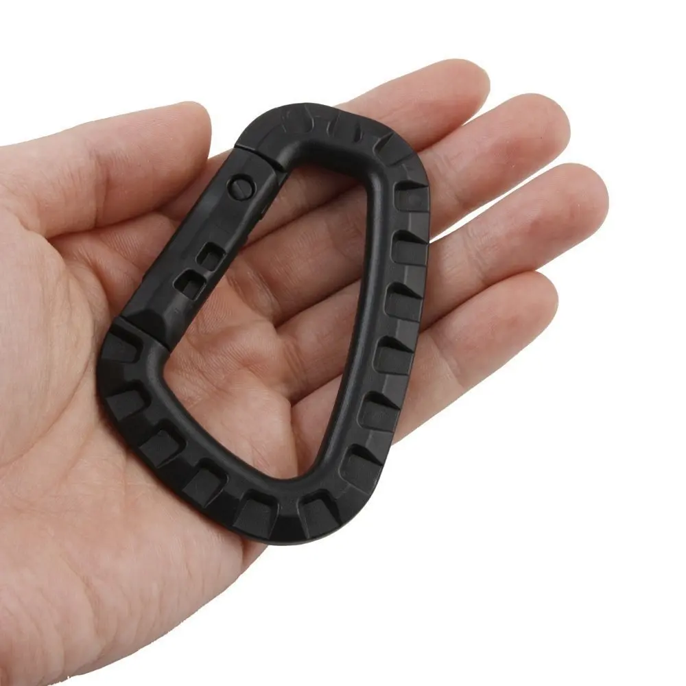 Quickdraw attach Mountain Buckle Hike Hang Outdoor Carabiner Climb Clasp Clip Hook Hanger Webbing Web Camp Bushcraft Snap molle carabiner clips