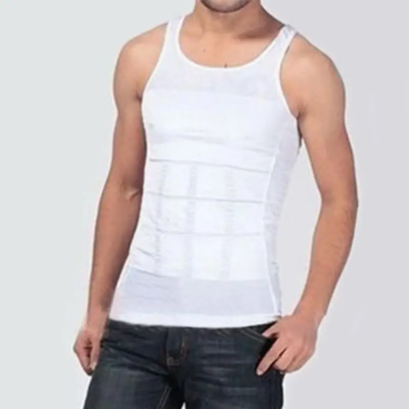 Gentleman Shapewear Handsome Tunic Men Bodysuit Slimming Tummy Shaper Belly Underwear Waist Girdle Vest Shirt plus size tops1124