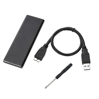 

M.2 NGFF SSD SATA to USB 3.0 Converter Adapter Case External Enclosure Storage Case With Screwdriver for M2 NGFF SSD Hard Driv