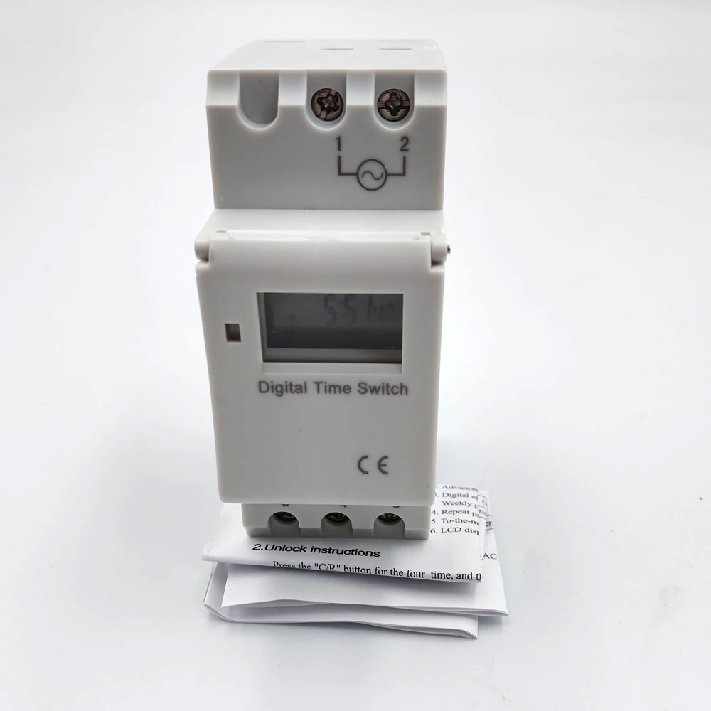 AC 12V 24V 110V 220V цифровой LCD Таймер питания программируемый реле времени 15A|Таймеры| |