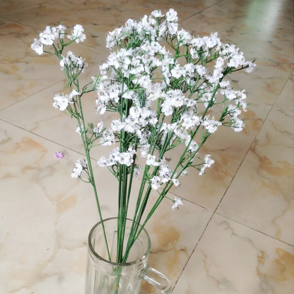 

Artificial Flowers Silk flower Aesthetic Poetic Fake Flower Wedding Home Party Decoration 2019 New