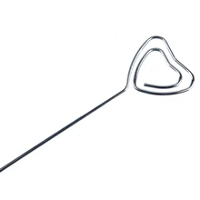 Антикоррозийный блестящий хромированный металлический проволочный зажим памятная Фотография держатель глина торт аксессуары