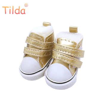 

Tilda 5cm Shoes For Dolls BJD Toy 1/6 Gym Sneakers for EXO 20cm Korea KPOP Plush Dolls Littlefee Accessorries for Doll Toy