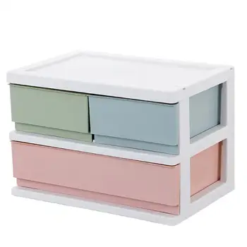 

Cosmetic Makeup Storage Case Home Office Desktop Jewelry Organizer Plastic Toys Container