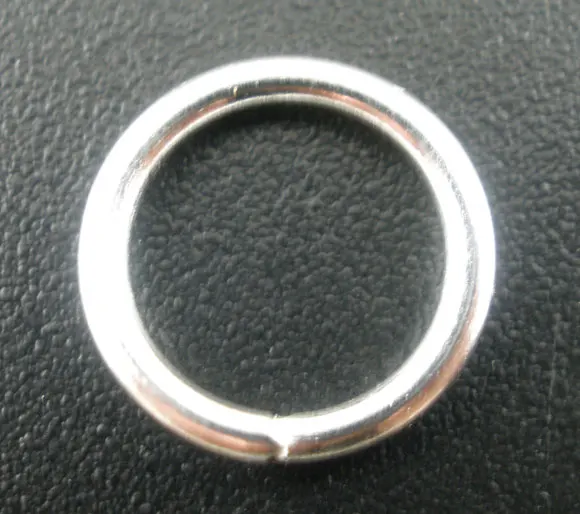 

Lovely 100PCs Silver Plated Open Jump Rings 12mm Dia.Findings (B03162)