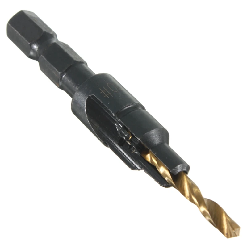 4Pcs HSS Countersink Drill Bit Cone Bit Set Quick Change Wood Hex Shank Screw Carpentry Woodworking Tools 6#,8#,10#,12# Tool Set 4Pcs HSS Countersink Drill Bit Cone Bit Set Quick Change Wood Hex Shank Screw Carpentry Woodworking Tools 6#,8#,10#,12# Tool Set