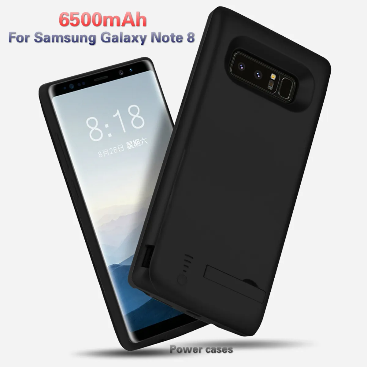 

OYIXINGER 2019 6500mAh Battery Charger Cases For Samsung Galaxy Note 8 Power Bank Charging Charger Case For Note8 Portable Power