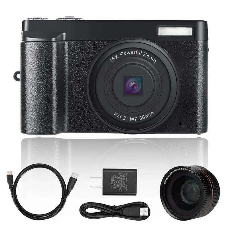 2018 Digital Camera Video Camcorder Full HD 1080P 24.0MP Camera With Wide Angle Lens And 32GB SD Card, 3.0\ 2018 Digital Camera Video Camcorder Full HD 1080P 24.0MP Camera With Wide Angle Lens And 32GB SD Card, 3.0\