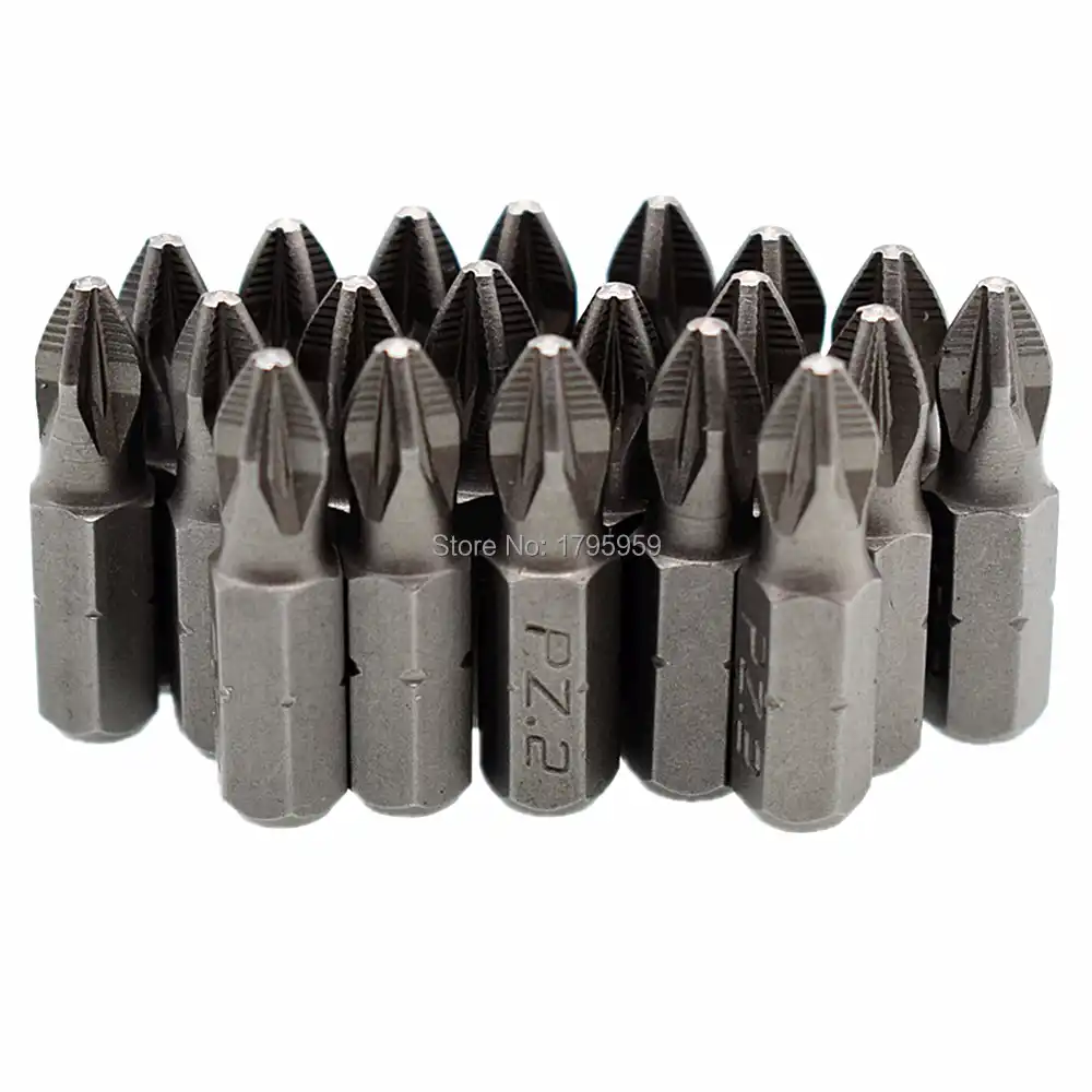 A-12256 PZ3 Pozidrive 1//4/" Hex Insert Bit S2 Acier 25 mm Long Pack 1,2,5,10,20