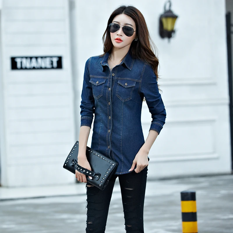 Very best  Jeans Jackets Women 2019 Autumn Ladies Jacket Coats Female Blue Long Sleeve Fashion Jaqueta Feminin