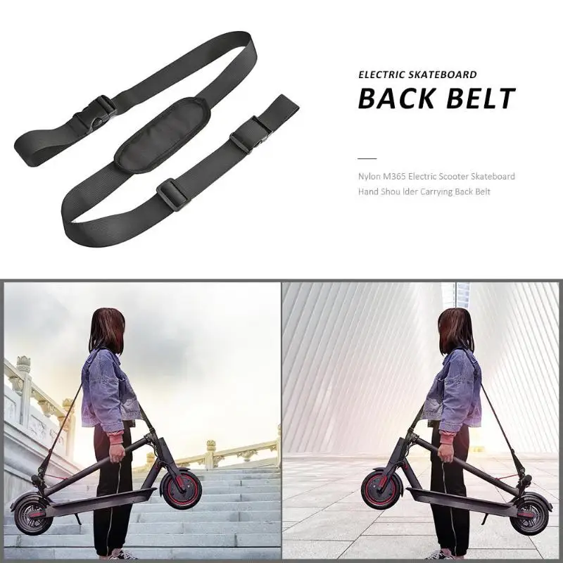 النايلون M365 سكوتر كهربائي ناحية التزلج الكتف حمل عودة حزام دراجة حزام 30 كجم الحاملة