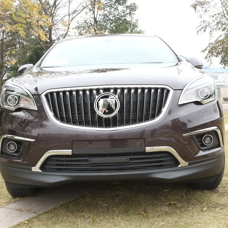 

Chromium Front Bumper Grille Exterior High-Grade Mouldings Car Styling Modification Accessory Covers FOR Buick Envision