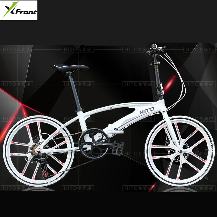 Top New Brand 20/22 Inch Wheel Aluminum Alloy Frame Double Tube Folding Bike Outdoor Bmx Bicicletas Disc Brake Bicycle 1