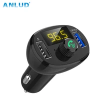 ANLUD Bluetooth 4,1 fm-передатчик комплект беспроводной связи Bluetooth для автомобиля Быстрая зарядка 3,0 модулятор MP3 плеер Поддержка U диск Handfree