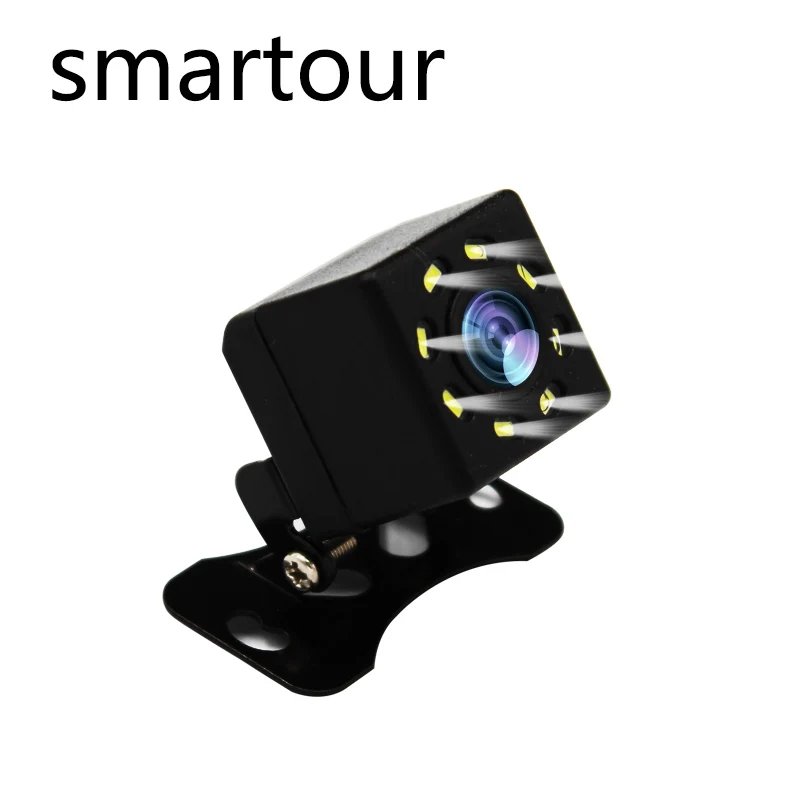 Smartour  Car reversing camera plug with LED lights waterproof rear view parking image  rearview mirror system 