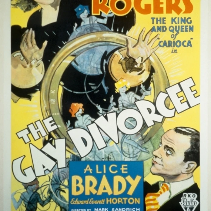 The Gay Divorcee Ginger Rogers Fred Astaire 1934 постер с фильмом Masterprint (24x36) | Дом и сад