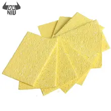 DANIU 10 шт./набор, наконечник для сварки паяльника, Сменная Губка, чистящие подушечки для электрического паяльника, инструмент для очистки