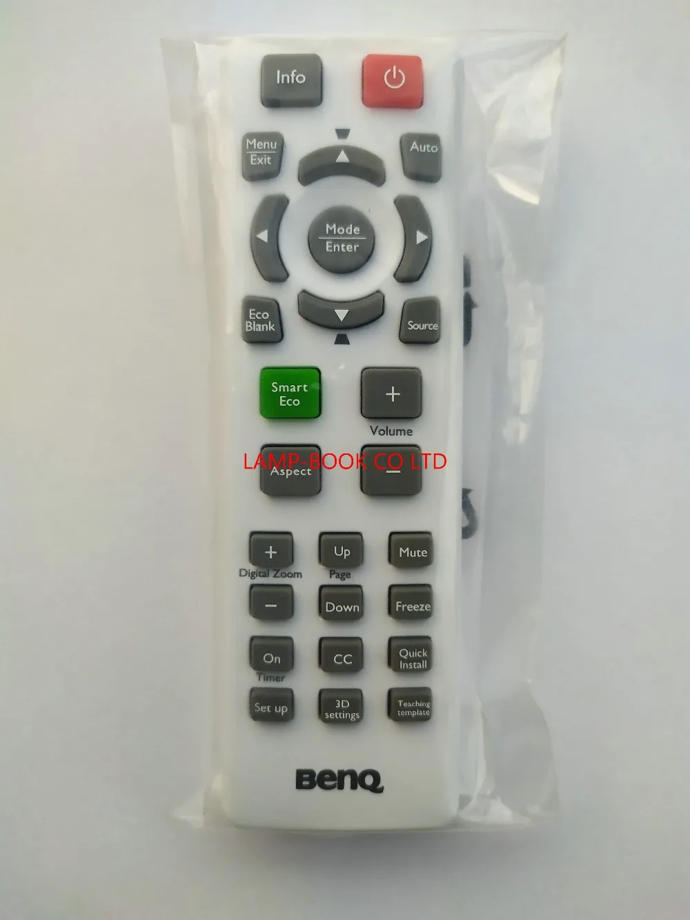 

NEW ORIGINAL REMOTE CONTROL FOR BENQ BW5628 BW6630 MX3059 TW516 EP5328 MW516 MS513 MX514 MX618ST MX661 MW519H MW663 PROJECTOR