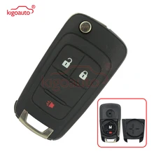 Kigoauto 20873621 Flip key shell 2 button with panic OHT01060512 for Chevrolet Equinox Sonic 2010 2011 2012 2013 2014 2015 for chevrolet camaro bumblebee spoiler primer unpainted abs material 2010 2011 2012 2013 2014 2015