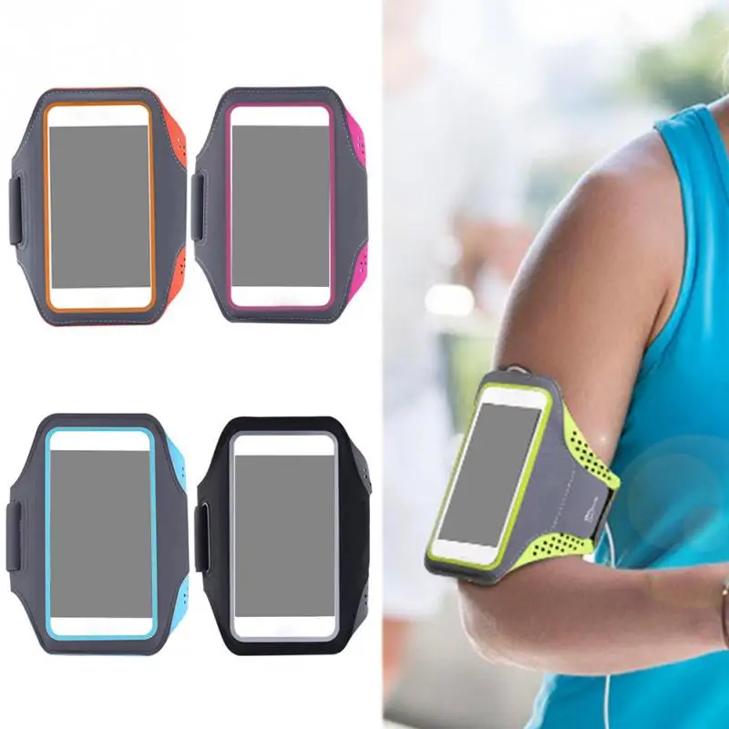 

2018 Running Bags Men Women 4.7" 5.5" Touch Screen Cell Phone Arms Package Sports Equipment Jogging Run Bag Accessories