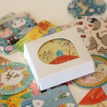 

1pcs[ -] Boxed Stickers Wholesale - Animal Series Korea Decorative Sticker Diary Sticker 38 pieces