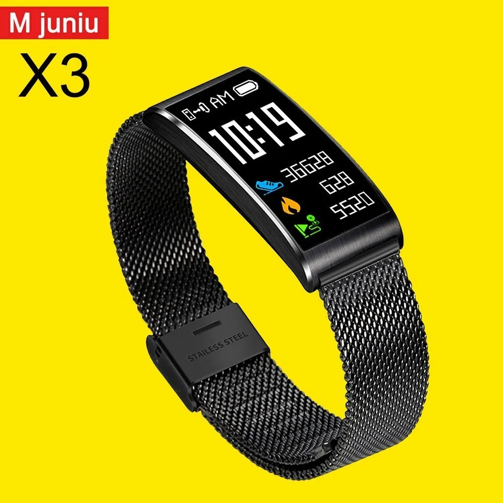 

2019 NEW X3 Smart Watch Men Women Ip68 Fitness Tracker Smart Bracelet Heart Rate Fashion Sport Smartwatch Mjuniu