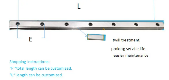 

2PCS hgr20-1500mm/2500mm+sfu1605-1550mm/2550mm with nut and end machined