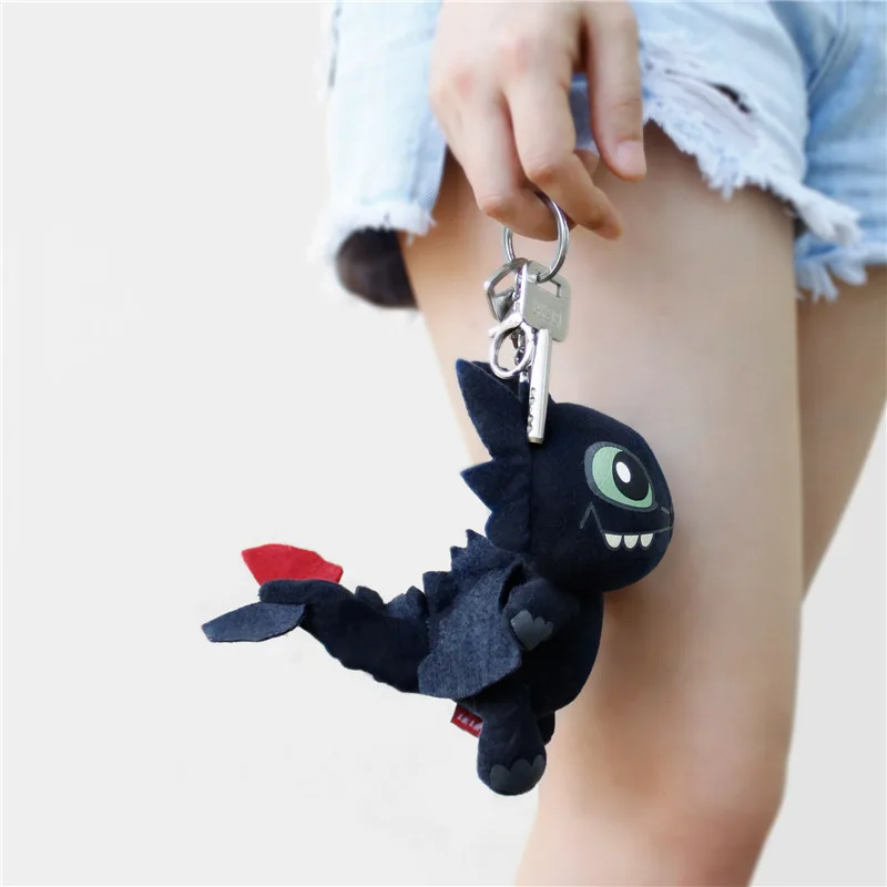 

Pulaqi How To Train Your Dragon Tame Toothless Periphery Killer Night Fury Nothing No Teeth Pendant Lint Bag Key Buckle F