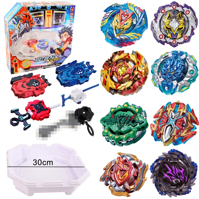 

8pcs/set Beyblade Bayblade 30CM Gyroscopic disk Burst Toys Arena Sale Gyro Disk Bursting Gyroscope Bey Blade Top for Children