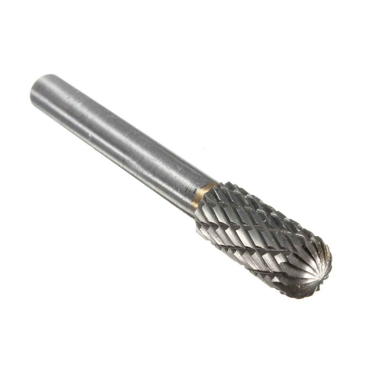 

High Quality 1PC 8MM Head Tungsten Carbide Rotary Tool Point Burr Die Grinder Shank 6mm Abrasive Tools Drill Carving Bit Type C